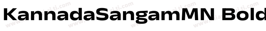 KannadaSangamMN Bold字体转换
